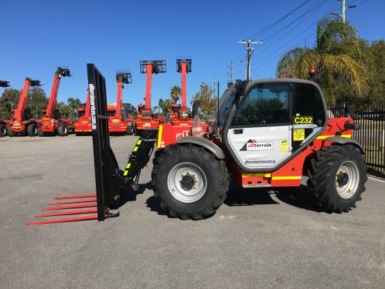 All Terrain Services Manitou Hay Forks Side View
