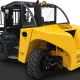 Yellow 4WD Fork Lift Truck