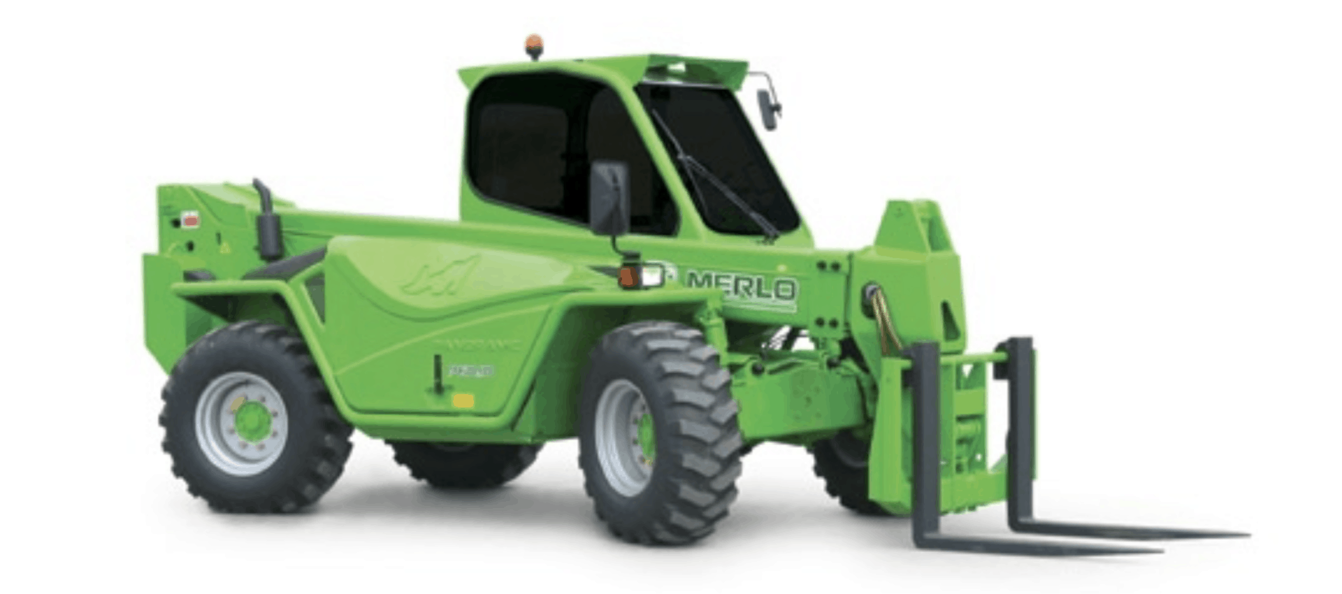 Merlo P 60.10 Telescopic Forklift fire hire in perth